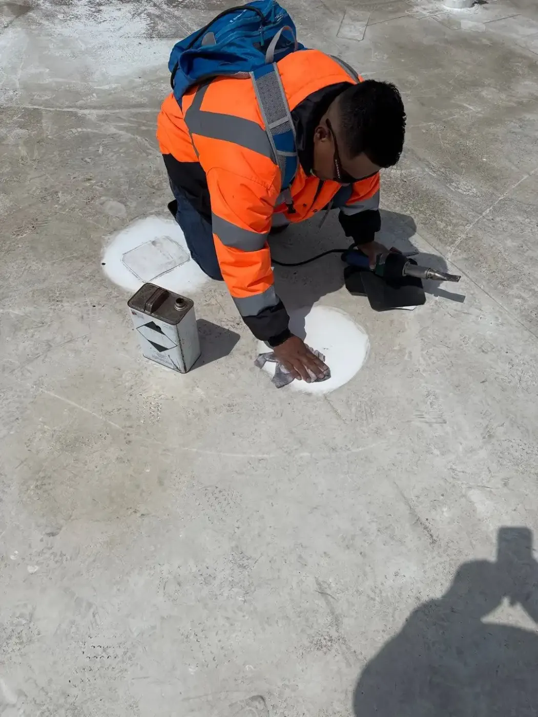 Flashing and seam work in McCordsville